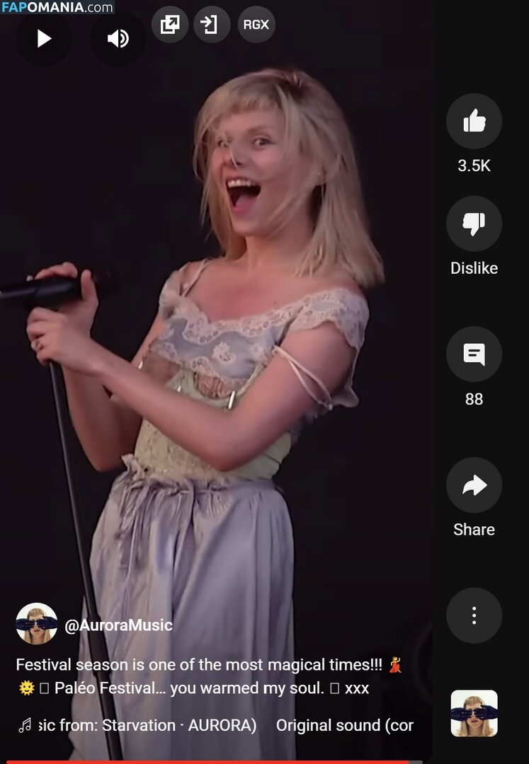 Aurora Aksnes / auroramusic / singer Γυμνός OnlyFans  Διαρρεύσαστη φωτογραφία #200