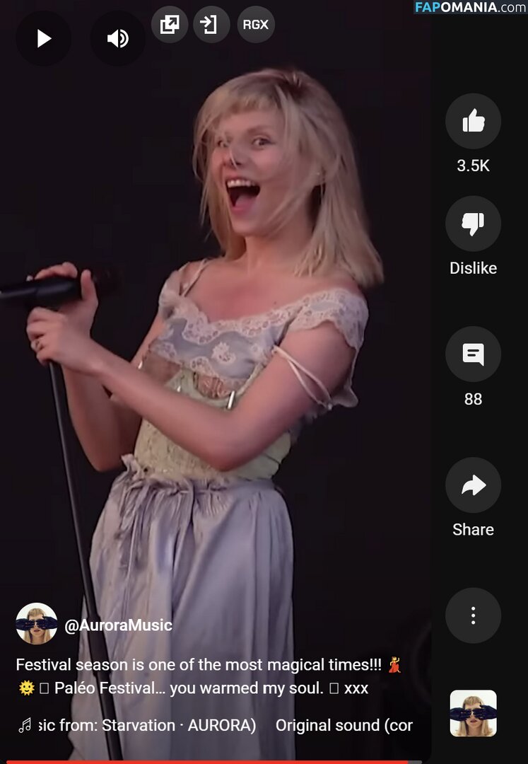 Aurora Aksnes / auroramusic / singer Γυμνός OnlyFans  Διαρρεύσαστη φωτογραφία #202