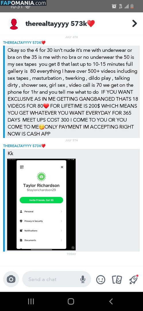 Akaficialtayyyy_ / Playwithtayyy / tayler_lauren2 / tayyy_moneyy Γυμνός OnlyFans  Διαρρεύσαστη φωτογραφία #177
