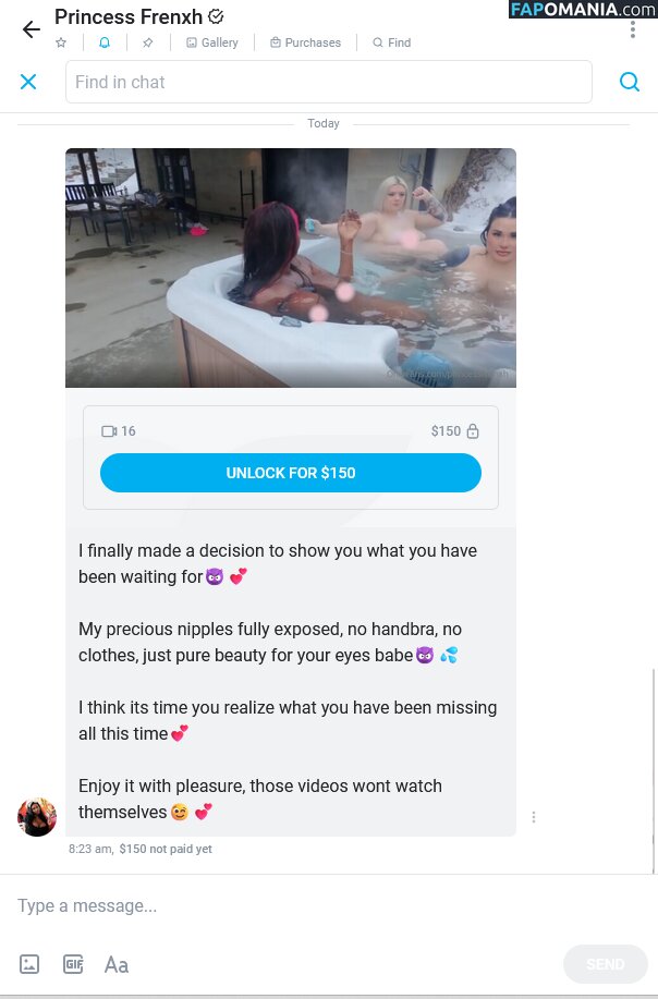 PrincessFrenxh / princesssfrenxh Γυμνός OnlyFans  Διαρρεύσαστη φωτογραφία #1
