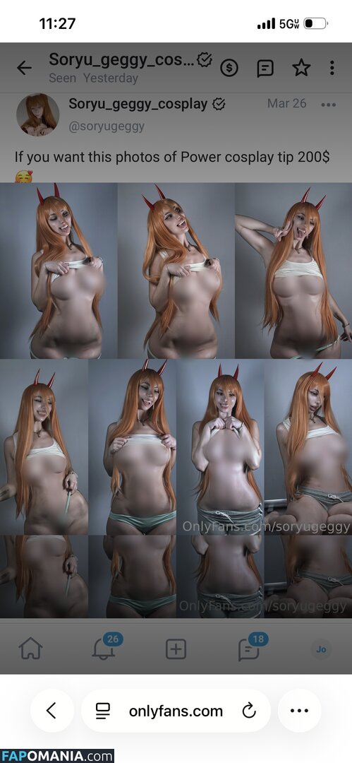 Eugenia Haruno / Soryu Geggy Cosplay / Soryugeggycosplay / soryu_geggy_cosplay / soryugeggy Γυμνός OnlyFans  Διαρρεύσαστη φωτογραφία #261